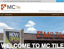 Tablet Screenshot of mctile.com